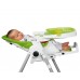 Trona Prima Pappa Zero-3 Follow Me de Peg-Pérego - Eco Piel Fragola